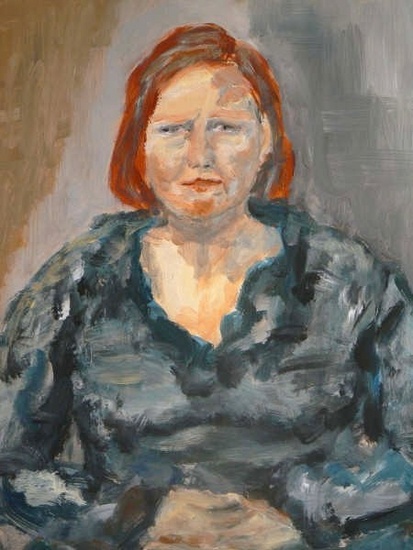 Lady with red hair