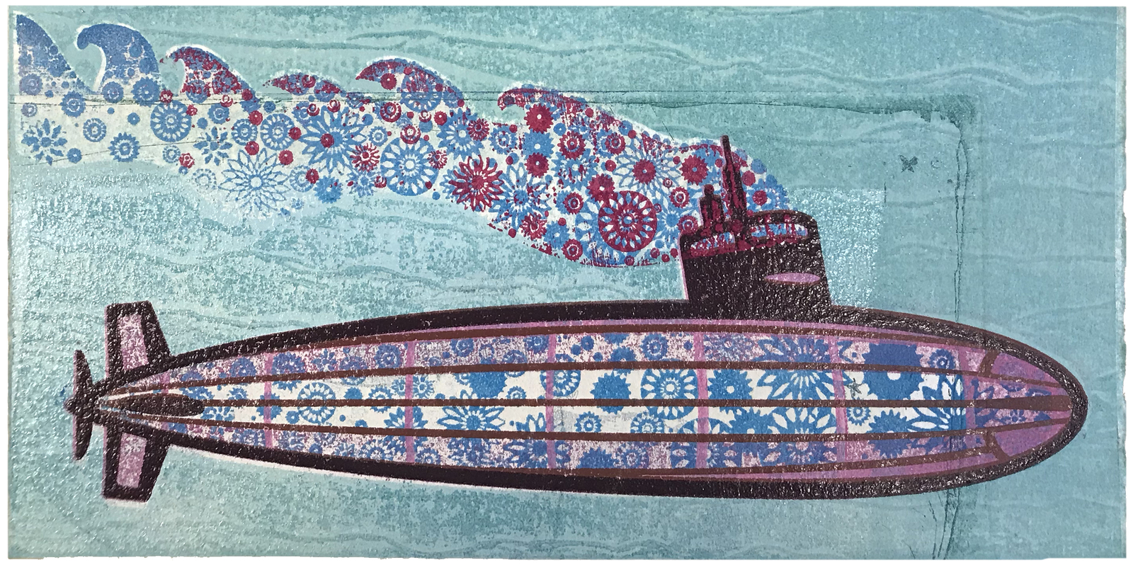 Miniprent Onderzeeboot II