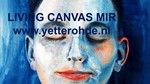 Tijdens haar Living Canvas performances beschildert Yette haar modellen tot een waar schilderij.