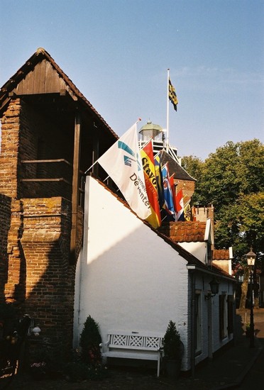 Vlaggen bij de vischpoort