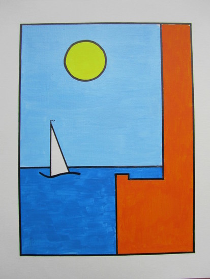 balkon met zeezicht No 2