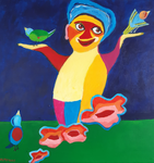 Expositie van een 70 tal schilderijen van André Maes en Alma de Leeuw - van Wilgenburg