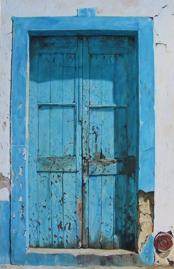 Blauwe Deur in Faro
