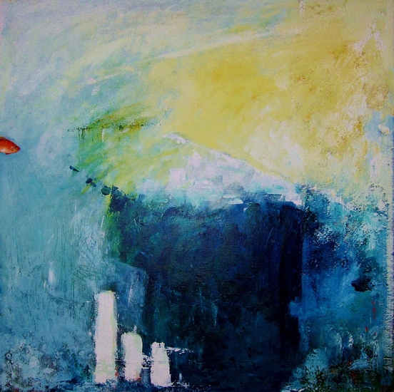 Fish in an Abstract Painting