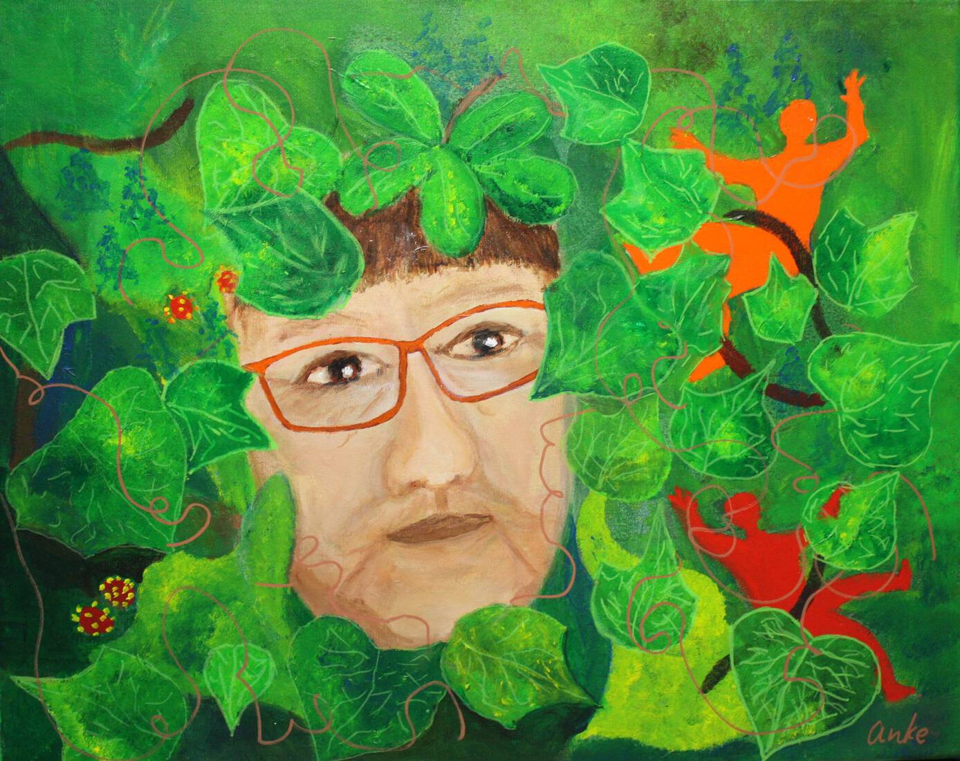 de natuur neemt het over