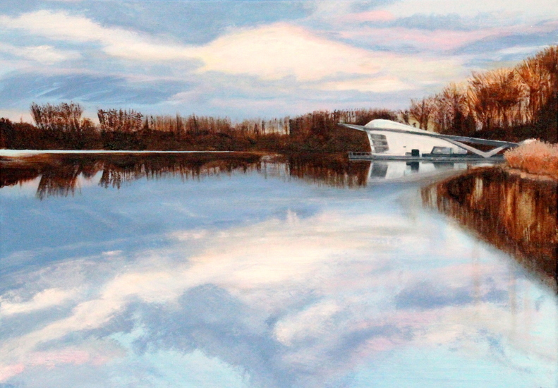 HydraPier pavilion in the Netherlands (2004), Asymptote Architecture (New York)