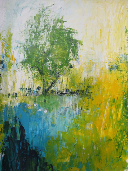 terras onder een boom