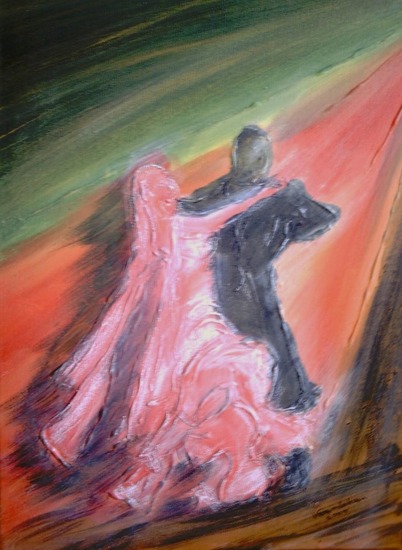 Kleur en beweging stijldans