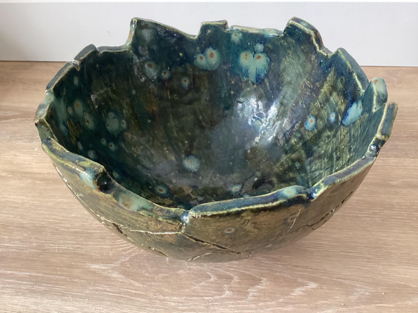 Schaal in groentinten