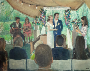 Met veel liefde en passie kom ik jullie feest vastleggen in een schilderij! Zo hebben jullie aan het eind van jullie dag een schilderij met een bijzondere herinnering. Een schilderij dat helemaal in jullie huis past!