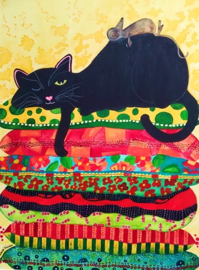 Ik lig op mijn kussen zacht te dromen