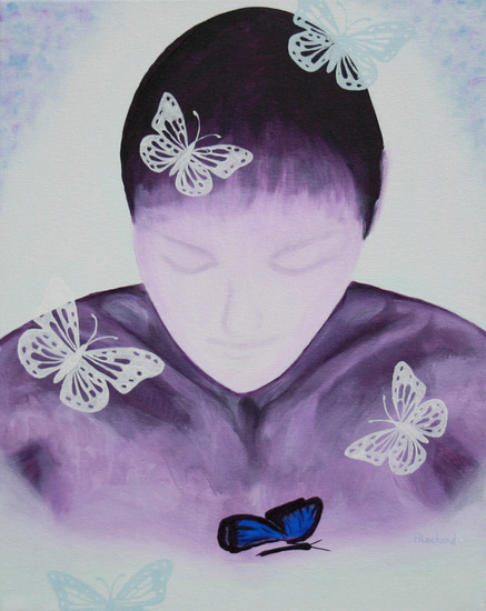 portret met vlinders-2