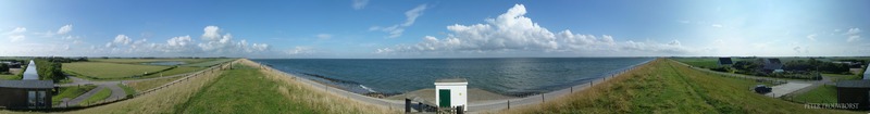 pomphuis,Waddenzee, pano