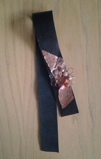 Boekenlegger koper agaat 2035