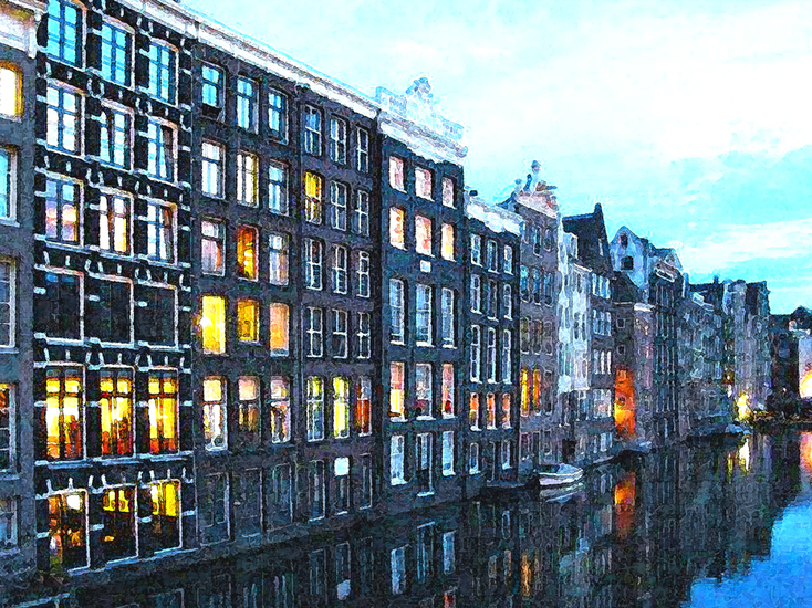 Gracht in Amsterdam