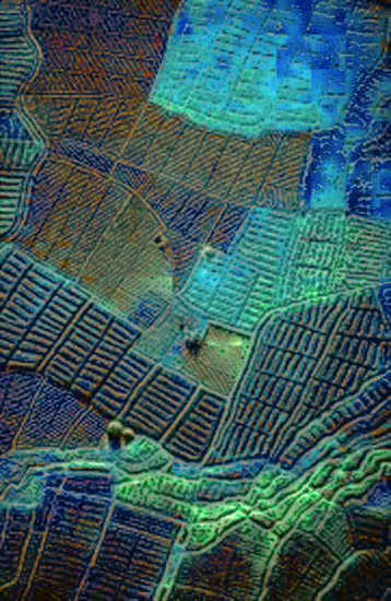 Landschap-olieverf op doek