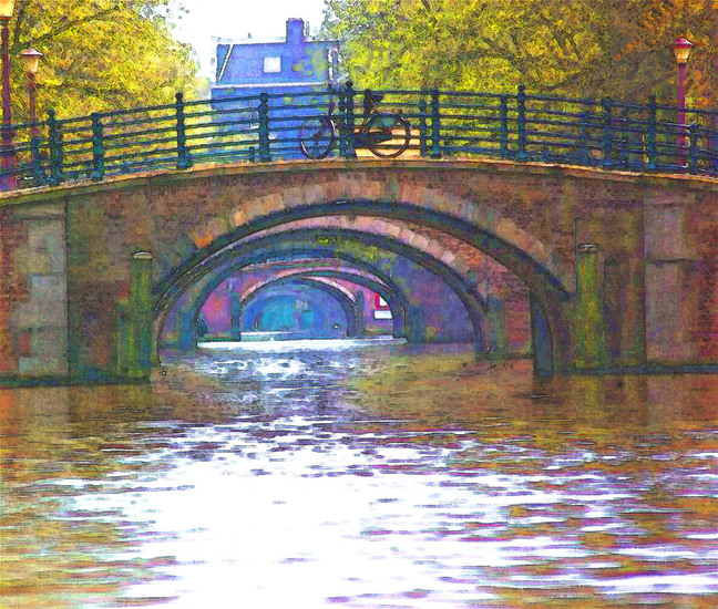Amsterdam bruggen en gracht