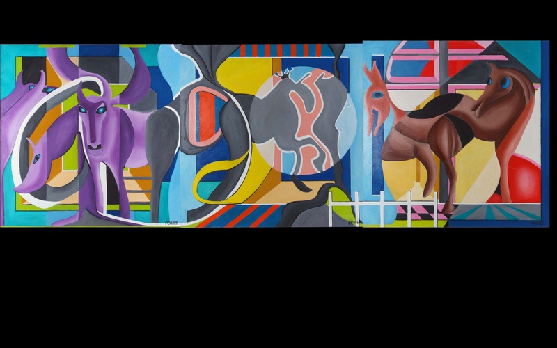 stempel van het paard