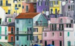 Schilderijen van prachtige plaatsen in Italië en Frankrijk