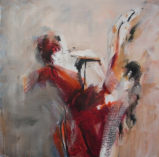 Abstracte Flamencodans inkt 2 MARQUA806