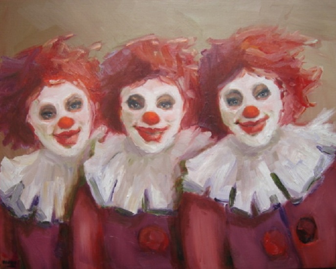 Drie clowns MARQUA517 € 995