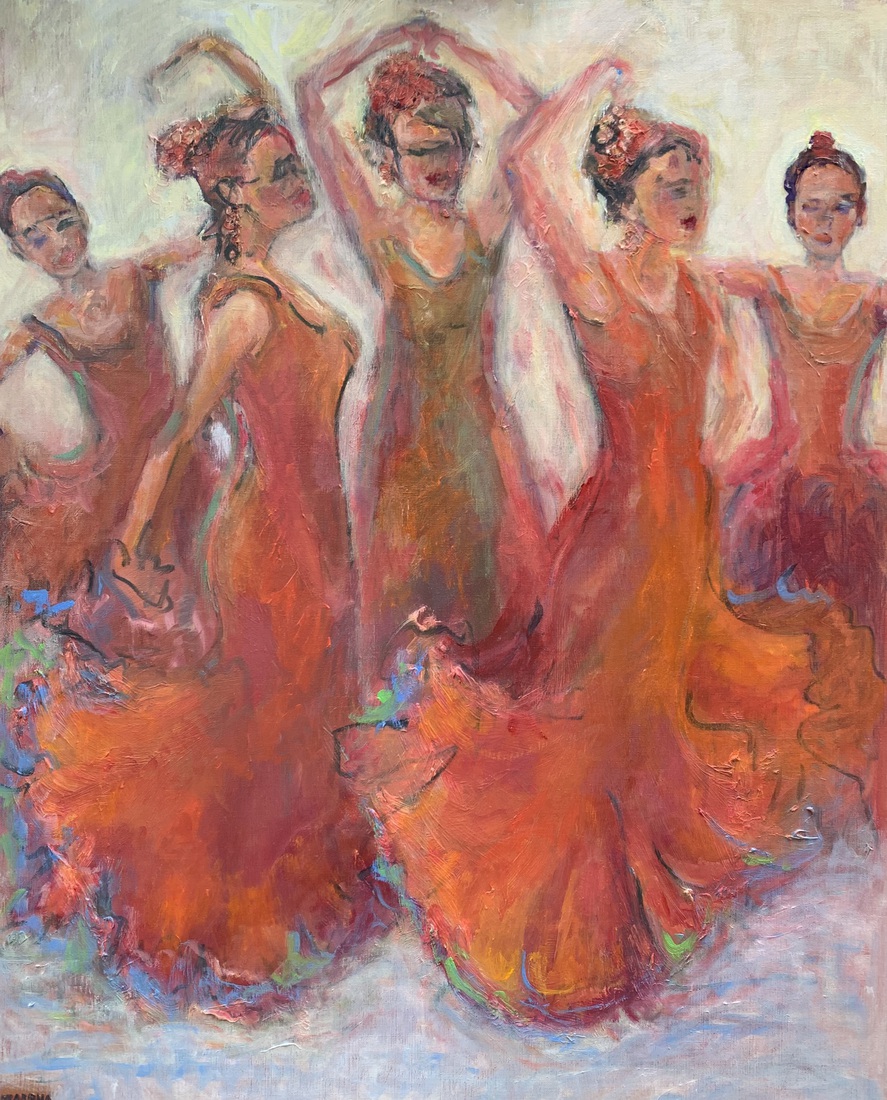 Vijf danseressen MARQUA854 € 595