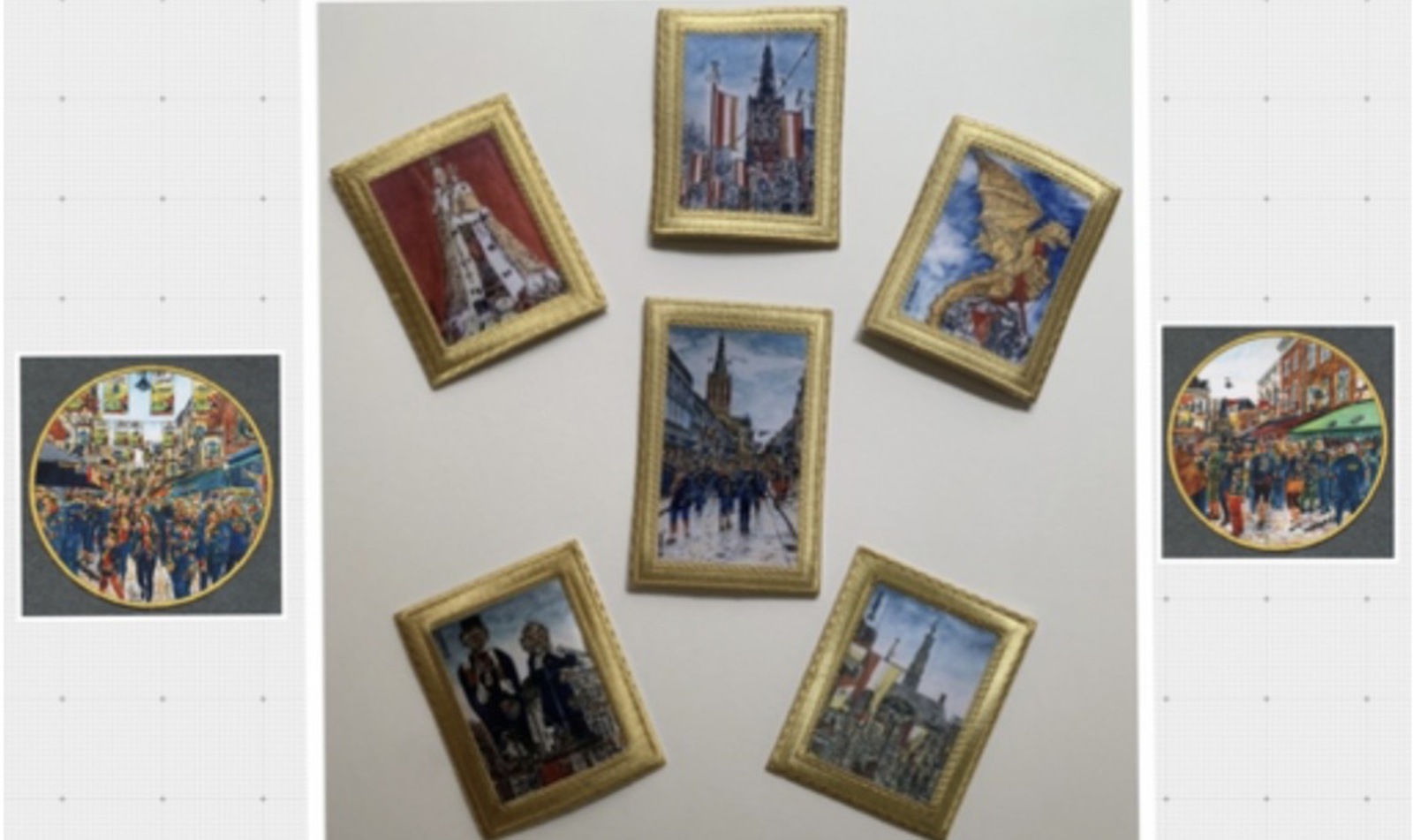 8 Emblemen van Oeteldonk schilderijen