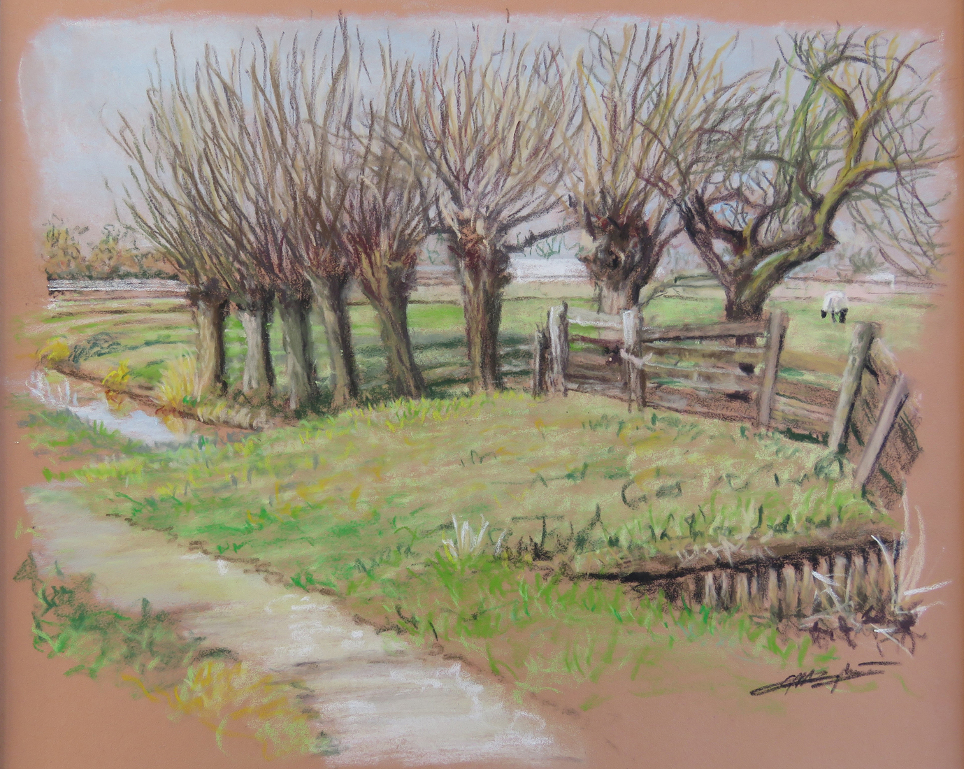 Langs de dijk