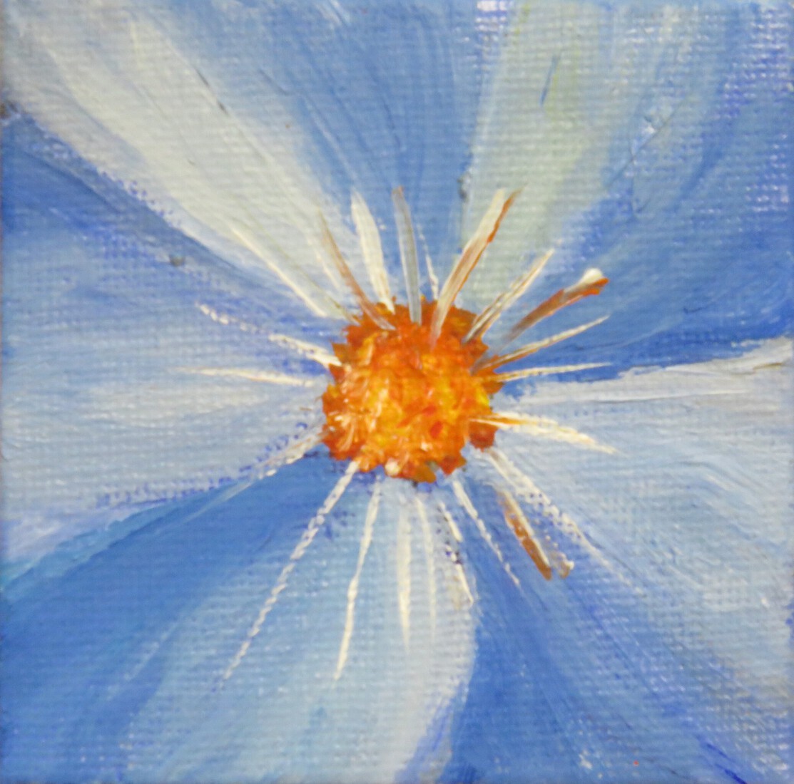 Blauwe bloem - mini