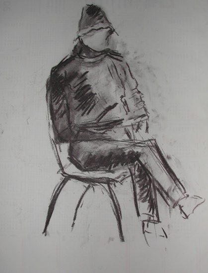 Jos met hoed en sudoku