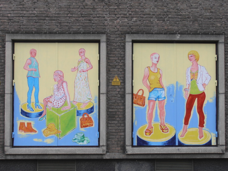 muurschildering in opdracht van gemeente Enschede