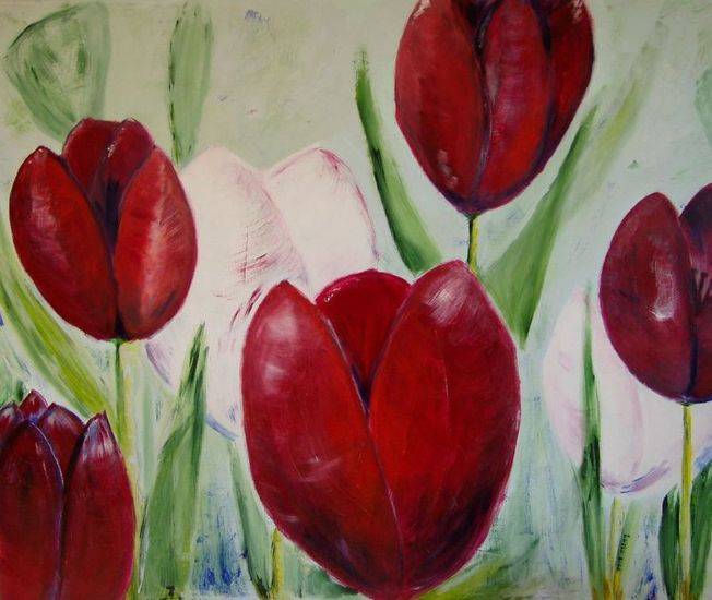 Rode tulpen