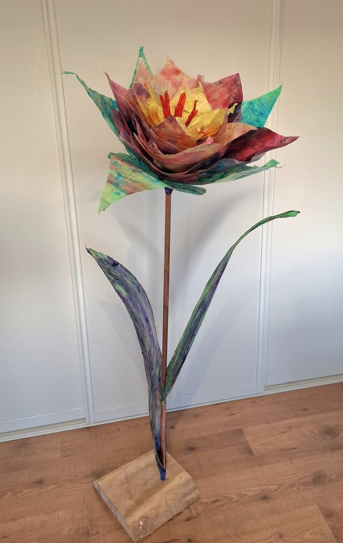 Grote fantasie bloem