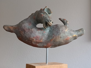 Beelden gemaakt van klei, soms als autonoom beeld, soms als voorstudie.