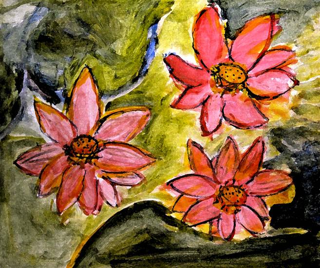 lotusbloemen in het water