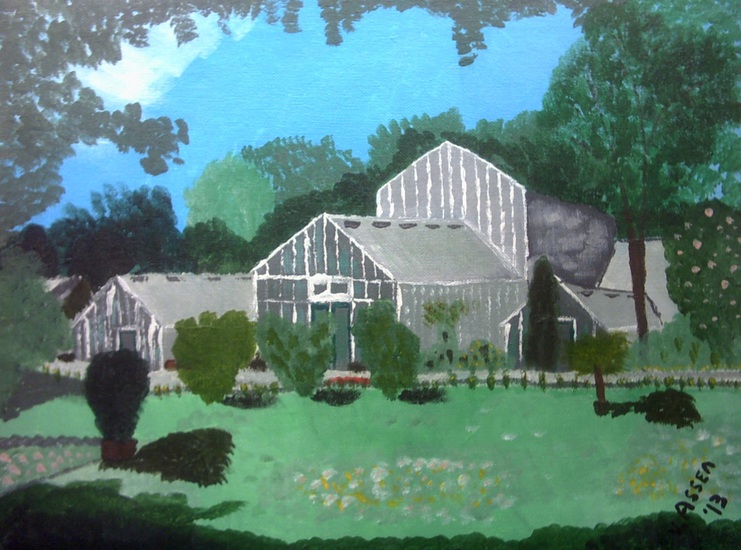 Kassen Botanische tuin Delft