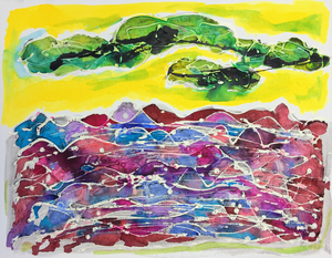 Een overzicht van mijn schilderijen uit 2021, tot en met Pinksteren.