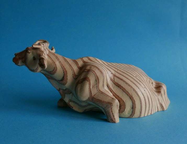 Oude koe in de sloot