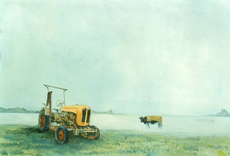 twee landbouwmachines