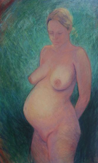 Zwangerschap schilderij