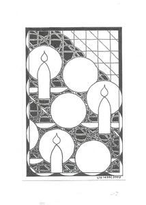 Kerstkaarten, via 'bestellen als kunstkaart'.