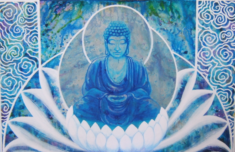 Blauwe Boeddha