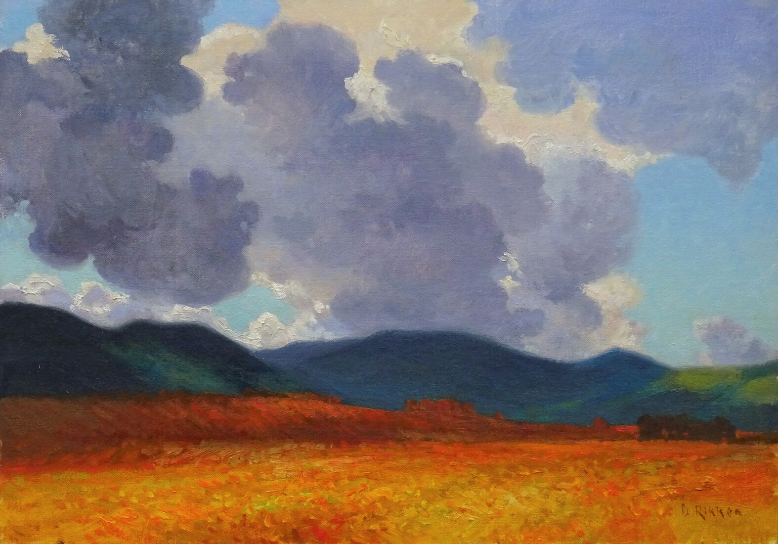 La Basse Ronze na de wijnoogst