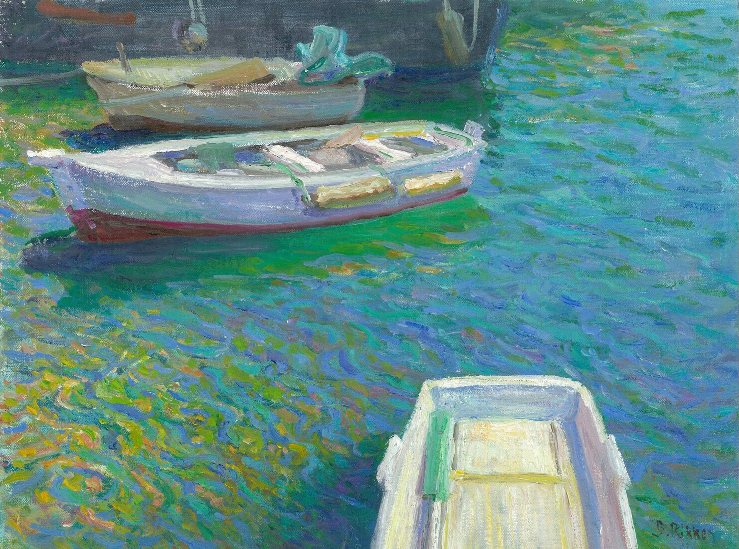 Vissersboten in de haven van Xàbia 