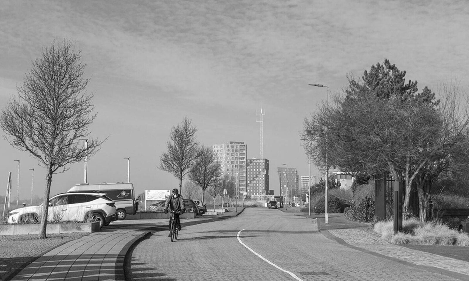 Langs de Nieuwe Waterweg