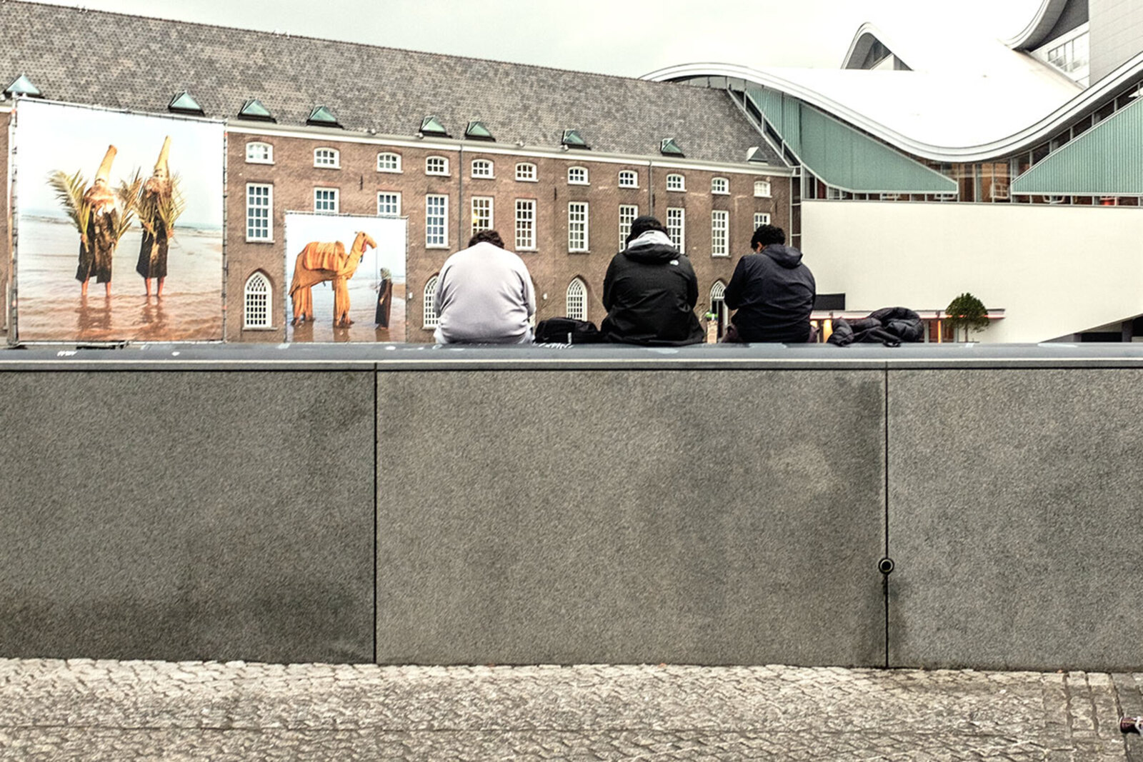 Jongens met smartphone