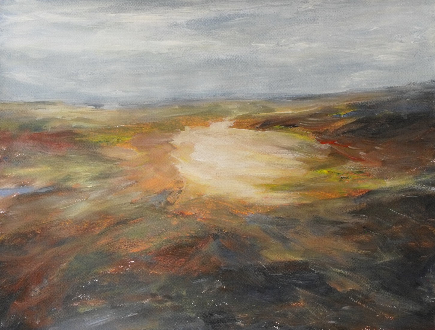 Duinen in avondlicht