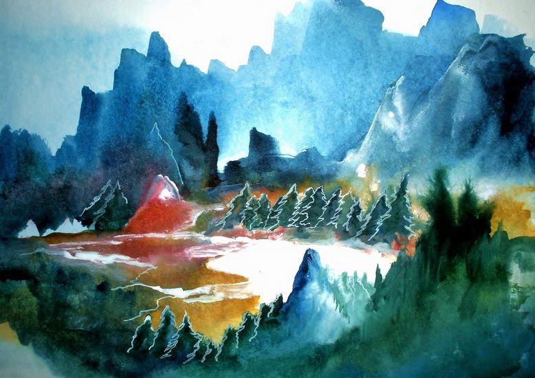 Winter in the forest