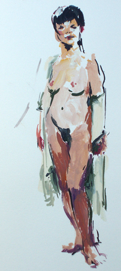 staand naakt Erdmuhte