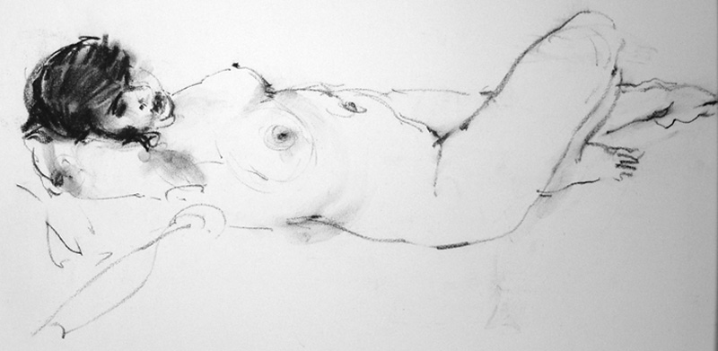 liggend naakt Erdmuhte